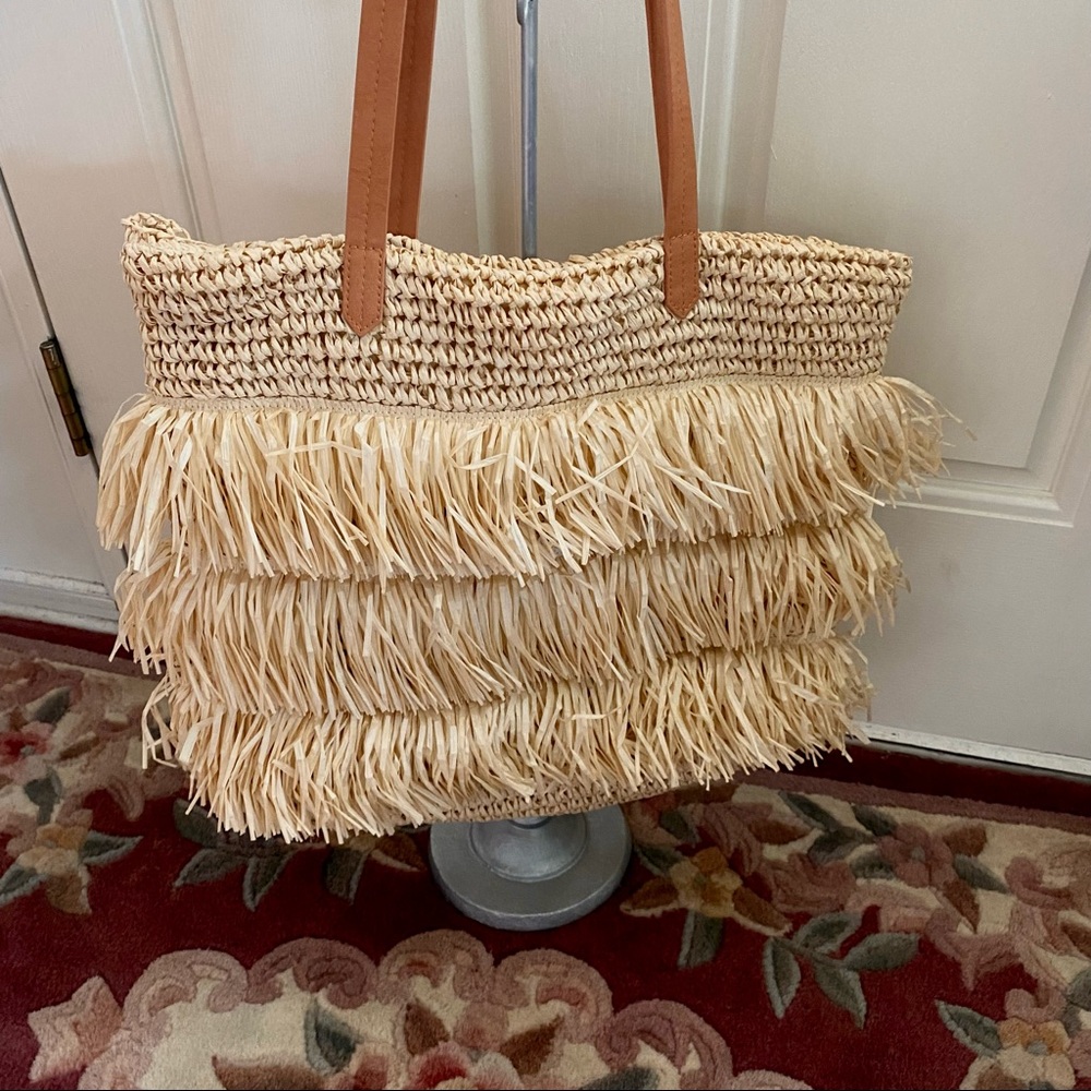 UNIVERSAL THREADS • Straw Tote - Picture 5 of 15